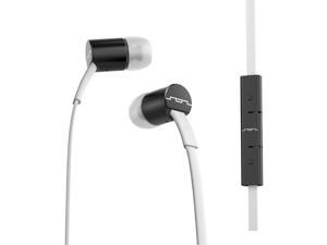 Sol Republic White/Black 1111-31 JAX In-Ear Headphones with 3-Button Mic and Music Control
