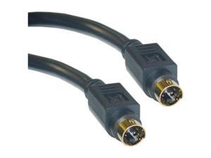 Cable Wholesale MiniDin4 (S Video) Male / MiniDin4 (S-Video) Male Gold-plated connector - 6 ft Cable Wholesale MiniDin4 (S Video) Male / MiniDin4 (S-Video) Male Gold-plated connector - 6 ft