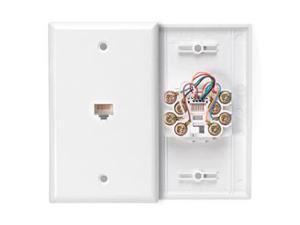 Leviton 1 Port Network Faceplate Leviton 1 Port Network Faceplate