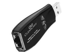 ClearLinks CL-USB2-RJ45M ClearLinks CL-USB2-RJ45M USB 2.0 to 10/100 Mbps Ethernet Adapter - USB - 1 Port(s) - 1 x Network (RJ-45) ClearLinks CL-USB2-RJ45M ClearLinks CL-USB2-RJ45M USB 2.0 to 10/100 Mbps Ethernet Adapter - USB - 1 Port(s) - 1 x Network (RJ-45)