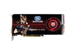 Sapphire Radeon 5850 Graphic Card - 725 MHz Core - 1 GB GDDR5 - PCI Express 2.0 x16