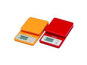 Taylor 3817 Compact Digital Kitchen Scale - 11 lb / 5 kg Maximum Weight Capacity - Red