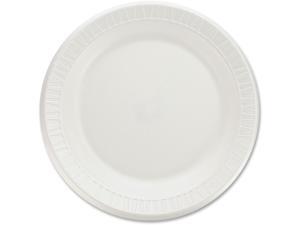Dart 9PWQRCT Classic Laminated Foam Dinnerware Plates, White Dart 9PWQRCT Classic Laminated Foam Dinnerware Plates, White