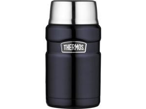 Thermos Stainless King Vacuum Insulated Food Jar - 16 oz. - Stainless Steel/Midn