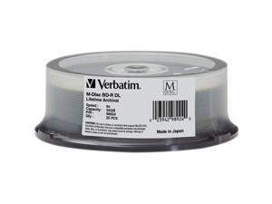 Verbatim Blu-ray Recordable Media - BD-R DL - 6x - 50 GB - 25 Pack Spindle - TAA Compliant