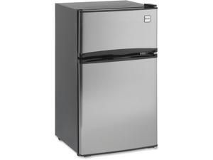 Avanti Counter-Height 3.1 Cu. Ft Two-Door Refrigerator/Freezer Black/Stainless Avanti Counter-Height 3.1 Cu. Ft Two-Door Refrigerator/Freezer Black/Stainless