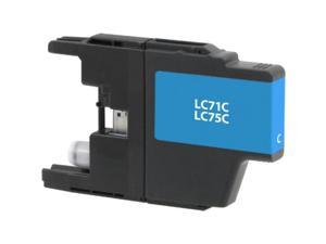 West Point Ink Cartridge - Alternative for Brother (LC-1240C, LC-71C, LC-75C) - Cyan
