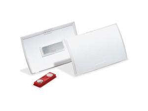 Durable Click-Fold Convex Name Badge with Magnetic Clip