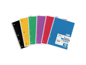 Mead Spiral Bound 1-subject Notebooks