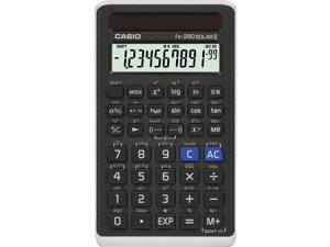 Casio Scientific Calculator 10-2 Digit 63/100"Wx2-9/10"Lx5"H BK FX260SOLARII Casio Scientific Calculator 10-2 Digit 63/100"Wx2-9/10"Lx5"H BK FX260SOLARII