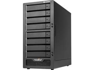 Rocstor Rocpro T38 64TB 7200 RPM Thunderbolt 3 RAID 8-BAY - 8 x HDD Supported - 8 x HDD Installed - 64 TB 7200RPM Installed HDD Capacity - Serial ATA/600 - RAID Controller 0, 1, 5, 6, 10, 50, 60 & Rocstor Rocpro T38 64TB 7200 RPM Thunderbolt 3 RAID 8-BAY - 8 x HDD Supported - 8 x HDD Installed - 64 TB 7200RPM Installed HDD Capacity - Serial ATA/600 - RAID Controller 0, 1, 5, 6, 10, 50, 60 &