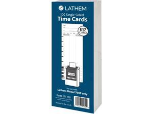 Lathem Model 700E Clock Single Sided Time Cards