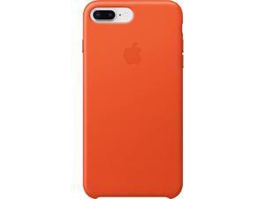Apple iPhone 8 Plus / 7 Plus Leather Case - Bright Orange Apple iPhone 8 Plus / 7 Plus Leather Case - Bright Orange