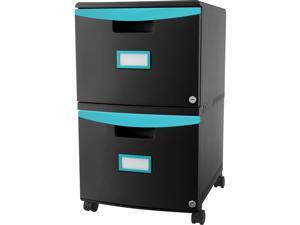 Storex 2-drawer Mobile File Cabinet Storex 2-drawer Mobile File Cabinet