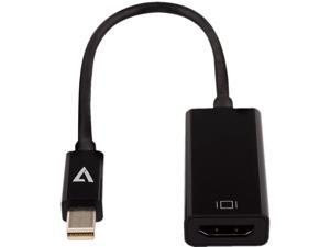 V7 Mini DisplayPort to HDMI Adapter Black Slim CBLMH1BLKSL1E