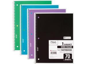 Mead 1 Subject Wide Ruled Spiral Notebook