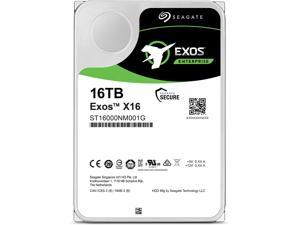 Seagate Exos 16TB Enterprise HDD X16 SATA 6Gb/s 512e/4Kn 7200 RPM 256MB Cache 3.5" Internal Hard Drive ST16000NM001G
