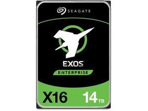 Seagate 14TB HDD Exos X16 7200 RPM SATA 6Gb/s 256MB Cache 3.5-Inch Enterprise Hard Drive — ST14000NM001G