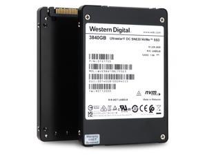 WD Ultrastar DC SN630 3.84TB PCIe Gen 3.1 x4 U.2 NVMe 2.5" Enterprise SSD (WUS3BA138C7P3E3)