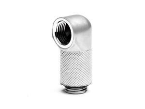 UV Pink PrimoChill Male to Female G1//4 90 Degree Rotary Elbow Fitting