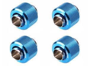 4 Pack Bykski Flex 10mm ID x 13mm OD Fitting Brite Nickel