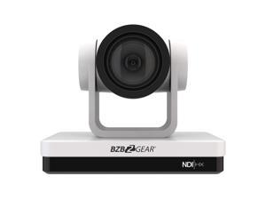BZBGEAR 12X Universal PTZ NDI/HDMI/SDI/USB 3.0 RS232/485 Live Streaming Camera Series (White)