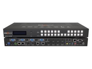 BZBGEAR 11X2 4K 18Gbps UHD HDMI/IP/YPbPr/VGA/CV/Audio/HDBaseT Input&Output Presentation Scaler/Switcher