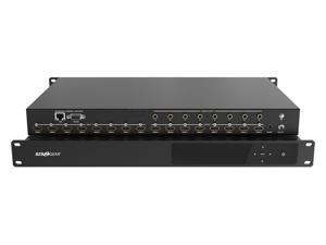 BZBGEAR 8X8 4K 18Gbps UHD Matrix with IP/RS-2323 Control and Audio De-Embedding
