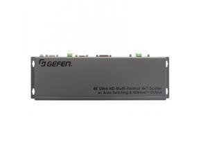 4K Ultra HD Multi-Format 4x1 Scaler with Auto-Switching and Split HDMI and HDBaseT Outputs 4K Ultra HD Multi-Format 4x1 Scaler with Auto-Switching and Split HDMI and HDBaseT Outputs