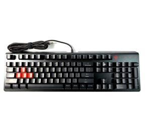 New OMEN by HP Wired USB Gaming Keyboard 1100 Black Red 1MY13AA#ABA_OB