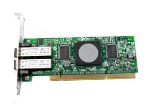 QLogic QLA2462 FTLF8524E2KNL 4Gbps Dual-Port PCIe Fiber Channel Card PX2510401 J6K9F