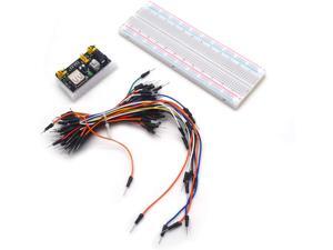 Tulead Breadboard Kit Solderless Breadboards 830 Points Prototype Board with Power Supply,Jumper Cables Tulead Breadboard Kit Solderless Breadboards 830 Points Prototype Board with Power Supply,Jumper Cables