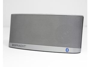 Spracht Blunote2.0 Portable Bluetooth Speaker System - 10 W RMS - Silver - Battery Rechargeable - USB Spracht Blunote2.0 Portable Bluetooth Speaker System - 10 W RMS - Silver - Battery Rechargeable - USB