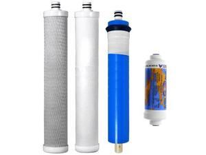 APEC Water Systems HW-10 10 White Standard Filter Housing with 1//4 John Guest Fittings HW-10-A