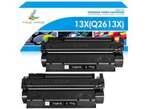 TRUE IMAGE Compatible Toner Cartridge Replacement for HP Q2613X 13X C7115X Q2613A C7115A Laserjet 1300 1300N 3380 1150 1200 1200N 1220 3300 3330 13A 15A 15X Printer Ink (Black, 2-Pack)