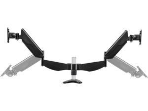 AVF MRC2206-A Double Head, Height Adjustable, Pan, Swivel and Tilt Dual Monitor Desk Mount for Screens Up to 35.