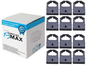 12/PK 11A3540_12PK SuppliesMAX Compatible Replacement for Lexmark Formsprinter 2380/2381/2390/2391 Plus Black Printer Ribbons 