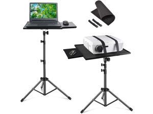 Book Universal Laptop Projector Tripod Stand PylePro PLPTS2 Computer DJ Equipment Holder Mount Height Adjustable Up to 35 Inches w/ 14 x 11 Plate Size Perfect for Stage or Studio Use 