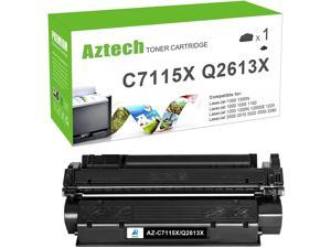 Aztech Compatible Toner Cartridge Replacement for Q2613X C7115X 15X 15A C7115A 13X 13A Q2613A 1200 1000 1300 1300N 1005 1220 1150 3380 3300 3320 3330 Printer (Black 1-Pack)