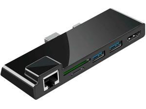 ZZABC USBFXQKCQ 6 in 1 USB C HubType C Hub to 4K HD USB 3.0 PD Port 3.5mm Jack USB-C USB Hub Adapter