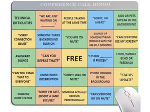 Armanza Mouse Pad, Conference Call Bingo Mousepad, Office Games, Coworker Gift, Personalized Mousepad, Custom Mousepad, Bosses Day
