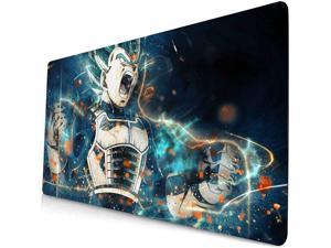 Anime Dragon Ball Mouse Pad,Extended Gaming Mouse Pad with Stitched Edges, Large Mouse pad with Non-Slip Rubber Base for Work & Gaming, Office & Home, 31.5x15.7inch