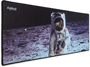 Apollo Gaming Extended Mouse Pad, Large NASA Astronaut Space Design Microfiber Mousepad, (31.5×11.8), Large XXL Extended Desk Mat. Long Computer Keyboard Mouse Mat Mousepad for Office/Gaming/Home