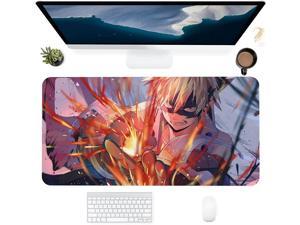 Anime Gaming Mouse Pad Large Mousepad XXL Big Keyboard Mat Desk Pads Extended Mousepads for Boys Men Gamer Computer Laptop with Nonslip Base