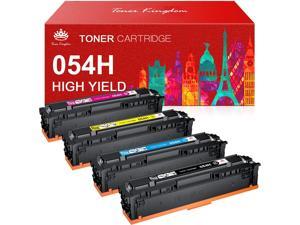 Toner Kingdom Compatible TonerCartridge Replacement for Canon 054H 054 High Yield CRG054 for Canon Color ImageClass LBP622Cdw MF644Cdw MF642Cdw MF640C Printer  4Pack1B 1C 1M 1Y