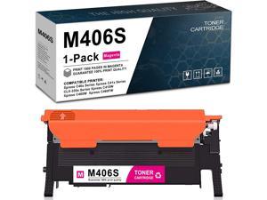 POTONER Compatible Toner Cartridge Replacement for Samsung M406S CLT-M406S Xpress?C460W?C460FW?C413W?CLP-365?CLP-365W?CLP-360?CLX-3300?CLX-3305?CLX-3305W?CLX-3305FW?CLX-3305FN?Printers. (1 Magenta)