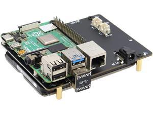 Geekworm Raspberry Pi 4 SATA Storage, X825 V2.0 2.5 inch SATA HDD/SSD Expansion Board UASP Supported Compatible with Raspberry Pi 4 Model B 1GB/2GB/4GB/8GB Only(Not Include Raspberry Pi)
