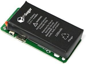 Pisugar 1200 mAh Lithium Battery Power Supply Portable Power Module for Raspberry Pi-Zero, Pi-Zero W/WH Model Accessories