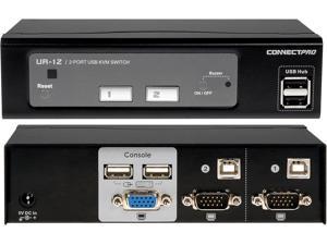 KIT ConnectPRO Master-IT UDD-12A KVM/Audio Switch Black 2 Ports Desktop UDD-12A-PLUS-KIT 