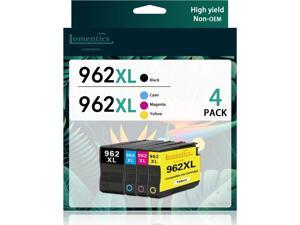 962XL Ink Cartridges Combo Pack 4Pack BlackCyanMagentaYellow LOMENTI Compatible 962XL 962 Ink Cartridges Replacement OfficeJet 9010 9014 9015 9016 9018 9019 9020 9022 9025 9026 Printer